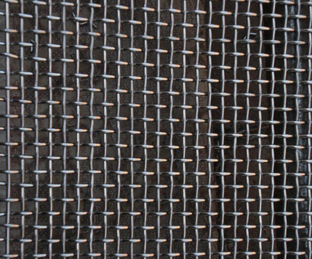 Woven square mesh screen